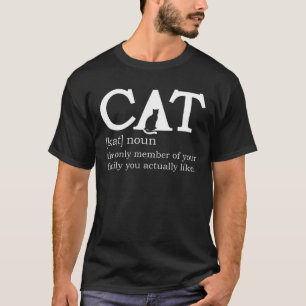 Camiseta Definición De Gato