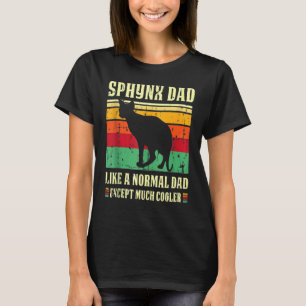 Camiseta Definición de gato papá Sphynx