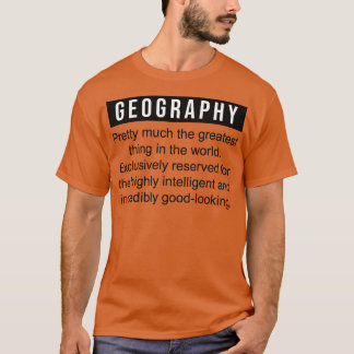 Camiseta definición de geografía