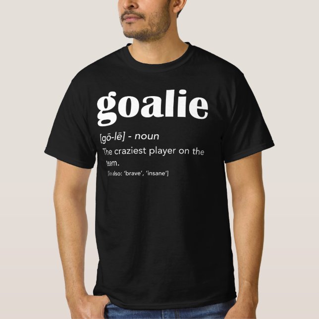 Camiseta Definición de Goalie (Anverso)