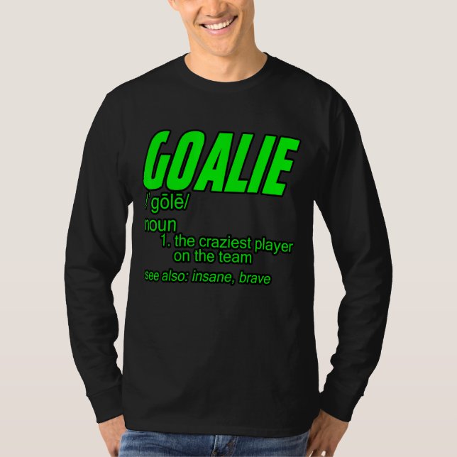 Camiseta Definición de Goalie Gear Goalkeeper (Anverso)