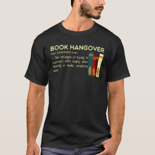 Camiseta Definición de hangover de libro T-