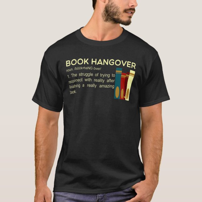 Camiseta Definición de hangover de libro T- (Anverso)