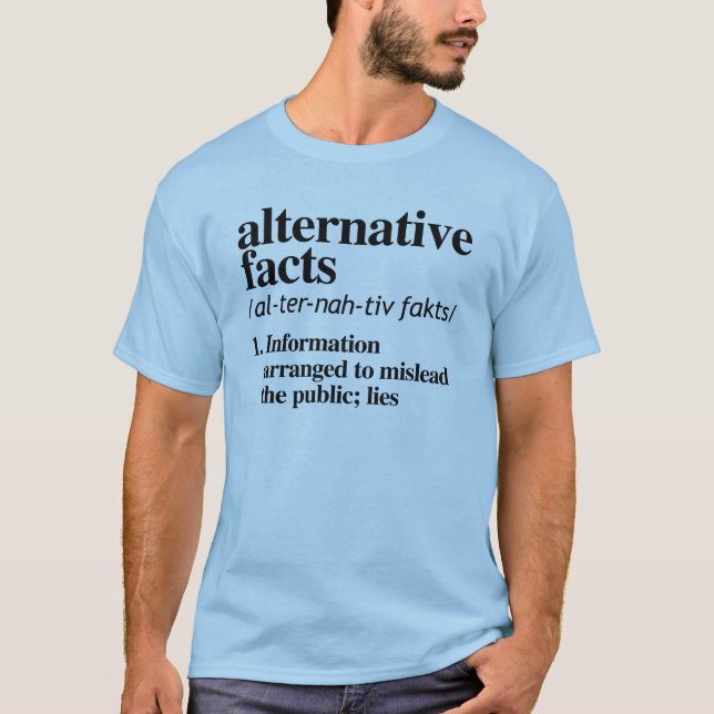 CAMISETA DEFINICIÓN DE HECHOS ALTERNATIVOS (Anverso)
