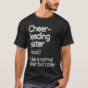 Camiseta Definición de hermana porrista Porrista