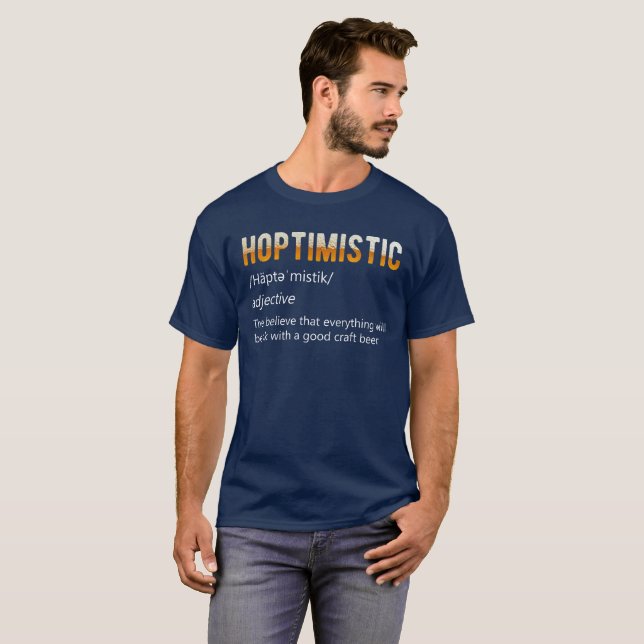 Camiseta Definición de Hoptimistic (Anverso completo)