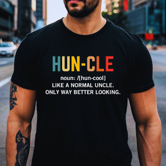 Camiseta Definición de Huncle El Tío Vintage Divertido del