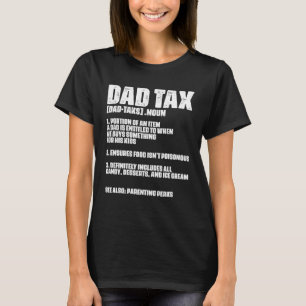 Camiseta Definición de impuesto de papá Cuenta de libros de