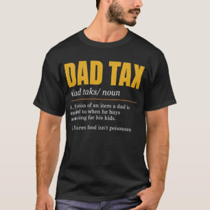 Camiseta Definición de Impuesto Papá Hombres Divertido Día 
