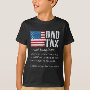 Camiseta Definición de impuestos de papá Hombres Día 6 del 