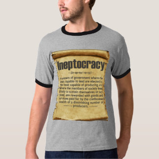 Camiseta Definición de Ineptocracy del vintage
