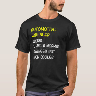 Camiseta Definición de ingeniero automotor