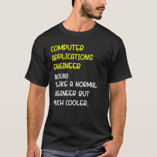 Camiseta Definición de Ingeniero de Aplicaciones Informátic