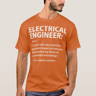 Camiseta Definición de ingeniero eléctrico