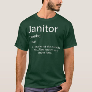 Camiseta Definición de Janitor Mejores Funciones Judiciale