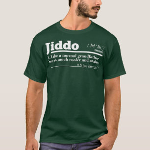 Camiseta Definición de Jiddo Abuelo Árabe Regalo Fath Árabe