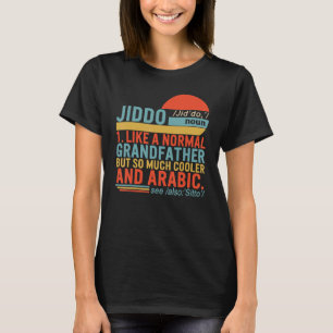 Camiseta Definición de Jiddo Noun Abuelo Árabe Padres D