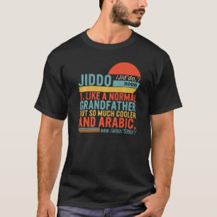 Camiseta Definición de Jiddo Noun Abuelo Árabe Padres D