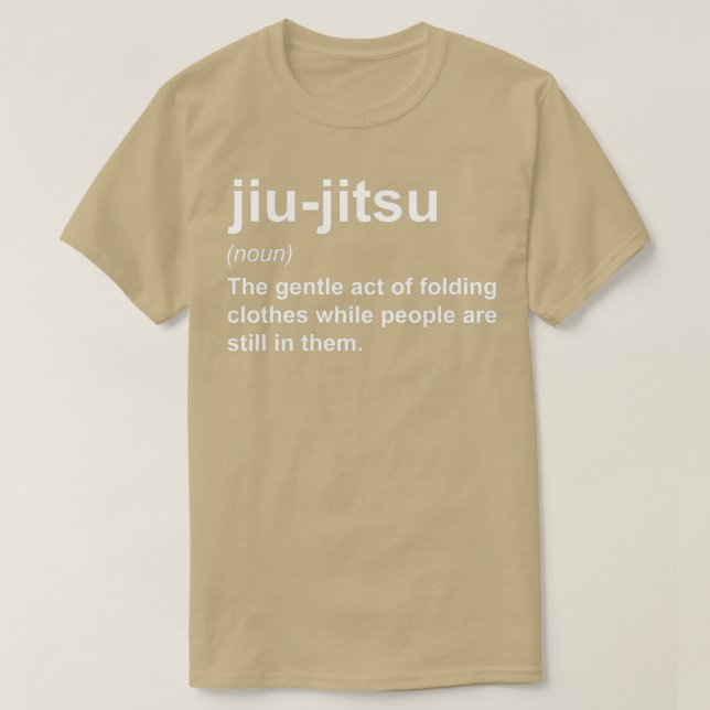 Camiseta Definición de Jiu Jitsu (Diseño del anverso)