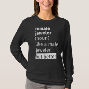 Camiseta Definición de joyero femenino