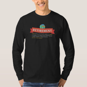 Camiseta Definición de jubilación tiempo para jugar croquet