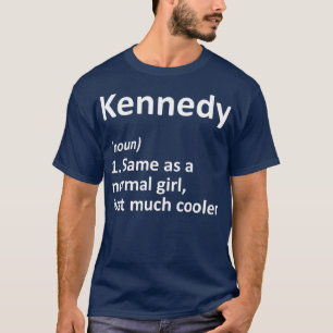 Camiseta Definición de KENNEDY Nombre Personalizado Difere