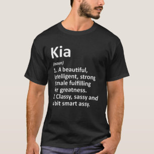 Camiseta Definición de KIA Navidades divertidos personaliza