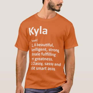 Camiseta Definición de KYLA Nombre Personalizado Navidad Di