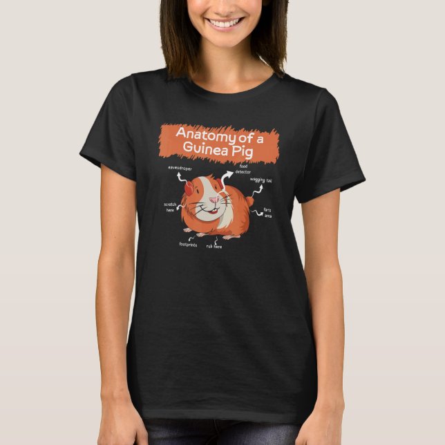 Camiseta Definición De La Anatomía Animal Mascota De La Gui (Anverso)