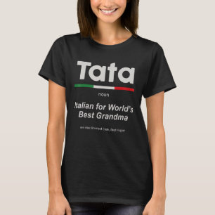 Camiseta Definición de la familia italiana más grande del m