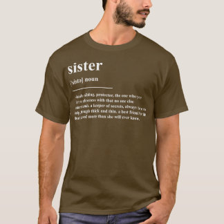 Camiseta Definición de la hermana