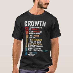 Camiseta Definición De La Mentalidad Del Crecimiento - Coti