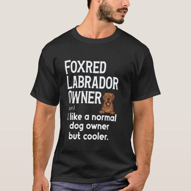 Camiseta Definición de Labrador Retriever Fox Red Foxred La (Anverso)