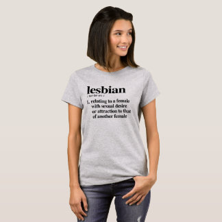 Camiseta Definición de Lesbiana - Términos definidos de LGB