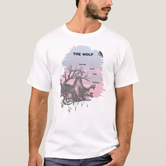 Camiseta Definición de lobo con letra occidental