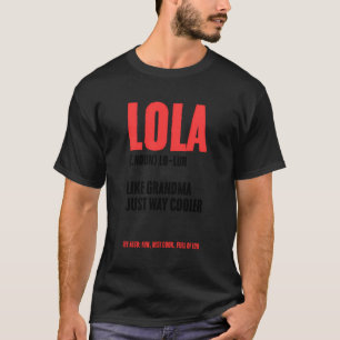 Camiseta Definición de Lola Abuela Filipina Filipina Filipi