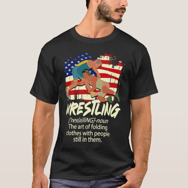 Camiseta definición de lucha libre Lucha libre (Anverso)