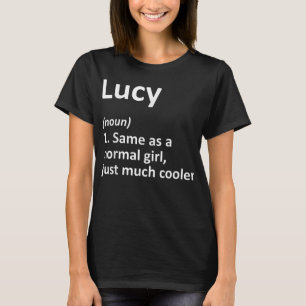 Camiseta Definición de LUCY Nombre Personalizado Funny Cump