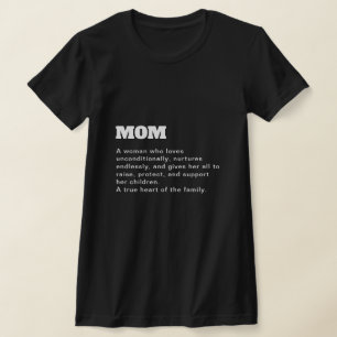 Camiseta Definición de madre personalizado para el Día de l