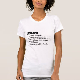 Camiseta Definición de madre personalizado para el Día de l