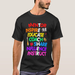 Camiseta Definición de maestro divertido inspirar educar té