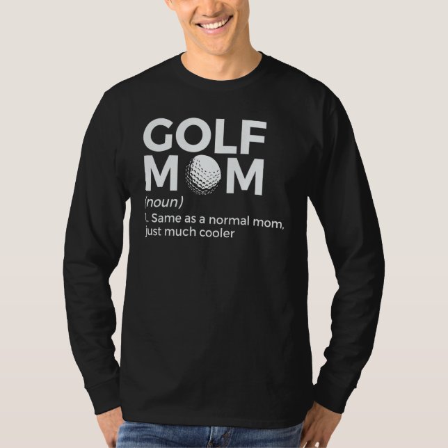 Camiseta Definición de Mamá de Golf Golf (Anverso)