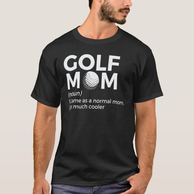 Camiseta Definición de Mamá de Golf Golf (Anverso)