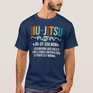 Camiseta Definición de mamá de JiuJitsu Mama de BJJ luchado
