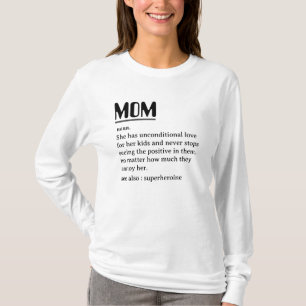 Camiseta Definición de mamá personalizado para el Día de la