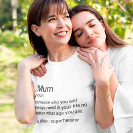 Camiseta Definición De Mamá personalizado Para Mamá