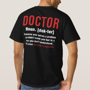Camiseta Definición de médica