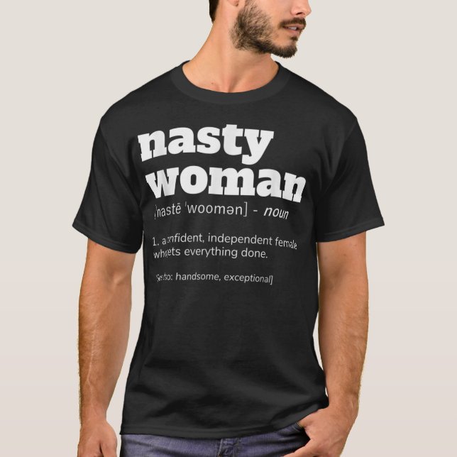 Camiseta Definición de mujer desnuda (Anverso)
