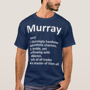 Camiseta Definición de MURRAY Nombre personalizado Gracios