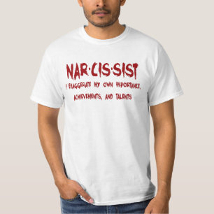Camiseta Definición de narcisista